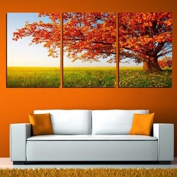 Пазл: Интерьер в оранжевом цвете