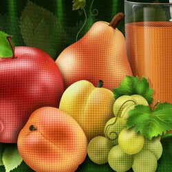 Пазл: Фруктовый сок