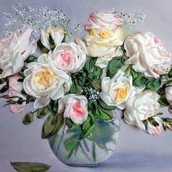 Пазл: Розовый букет