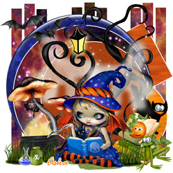 Пазл: Ведьмочка