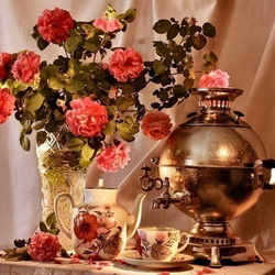 Пазл: У самовара