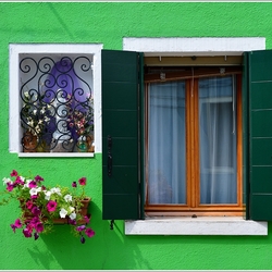 Пазл: Двери и окна Бурано