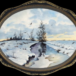 Пазл: Жостовский поднос