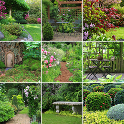 Пазл: Уголки красивого сада
