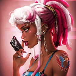 Пазл: Розовый