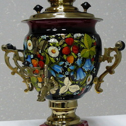 Пазл: Расписной самовар