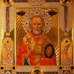 Пазл: Икона Николай Чудотворец