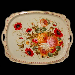 Пазл: Жостовский поднос