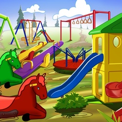 Пазл: Детская площадка