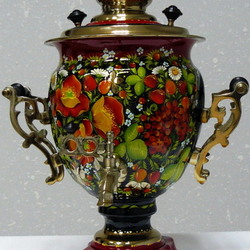 Пазл: Расписной самовар