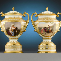 Пазл: Антикварные вазы