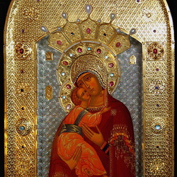 Пазл: Икона Владимирская Божья Матерь