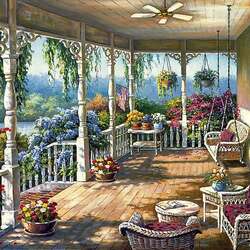 Пазл: Красивая терраса 