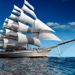 Пазл: Парусник