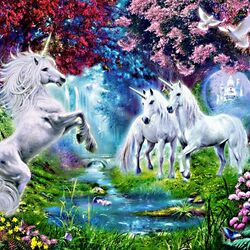 Пазл: Единороги