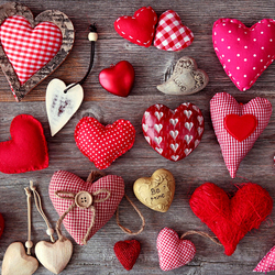Пазл: Сердечки