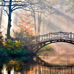 Пазл: Мостик в парке