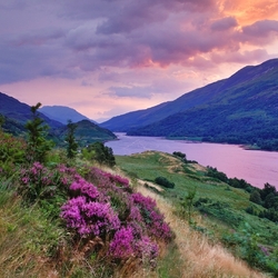 Пазл: Закат над долиной