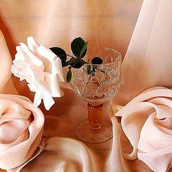Пазл: Роза в бокале