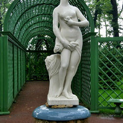 Пазл: Фонтан-статуя 