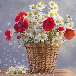 Пазл: Полевой букет