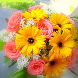 Пазл: Красивый букет 