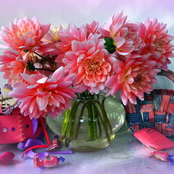 Пазл: Георгины