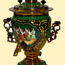 Пазл: Расписной самовар