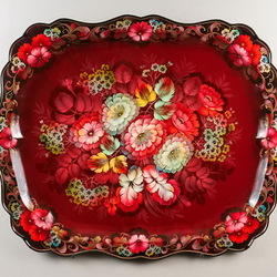 Пазл: Жостовский поднос
