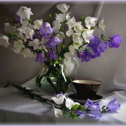 Пазл: Садовые колокольчики