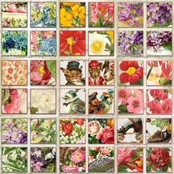 Пазл: Море цветов