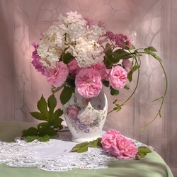 Пазл: Розовый туман