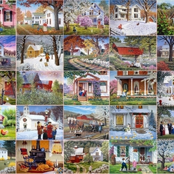 Пазл: Деревенский пейзаж