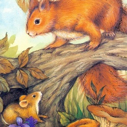 Пазл: Лесные зверушки