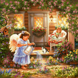 Пазл: Маленькие ангелы