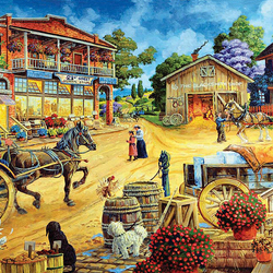 Пазл: Универсальный магазин на 21-ой улице