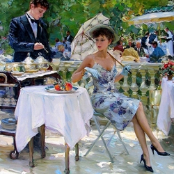 Пазл: Летнее кафе