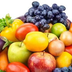 Пазл: Фрукты с овощами