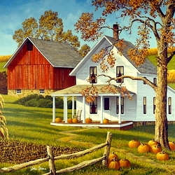 Пазл: Спелые тыквы