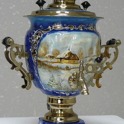 Пазл: Расписной самовар