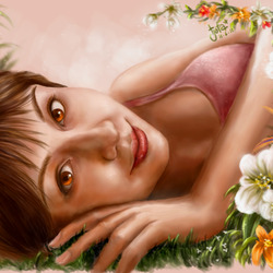 Пазл: Кареглазка