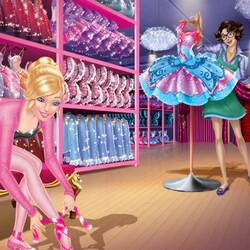 Пазл: Барби покупает новые пуанты