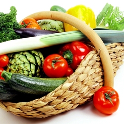 Пазл: Корзинка овощей
