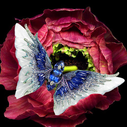 Пазл: Цветы и драгоценности