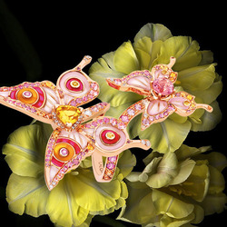 Пазл: Цветы и драгоценности