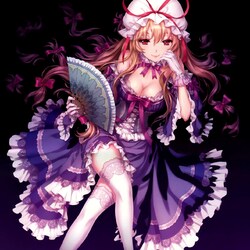 Пазл: Девушка с веером