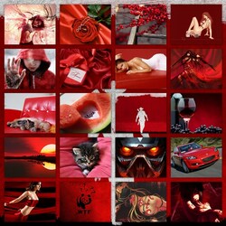 Пазл: Красный