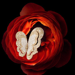 Пазл: Цветы и драгоценности