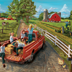 Пазл: Юные помощники