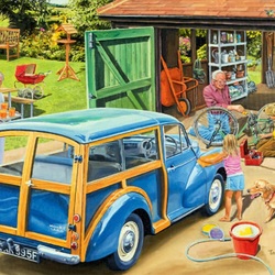 Пазл: Ремонт велосипеда